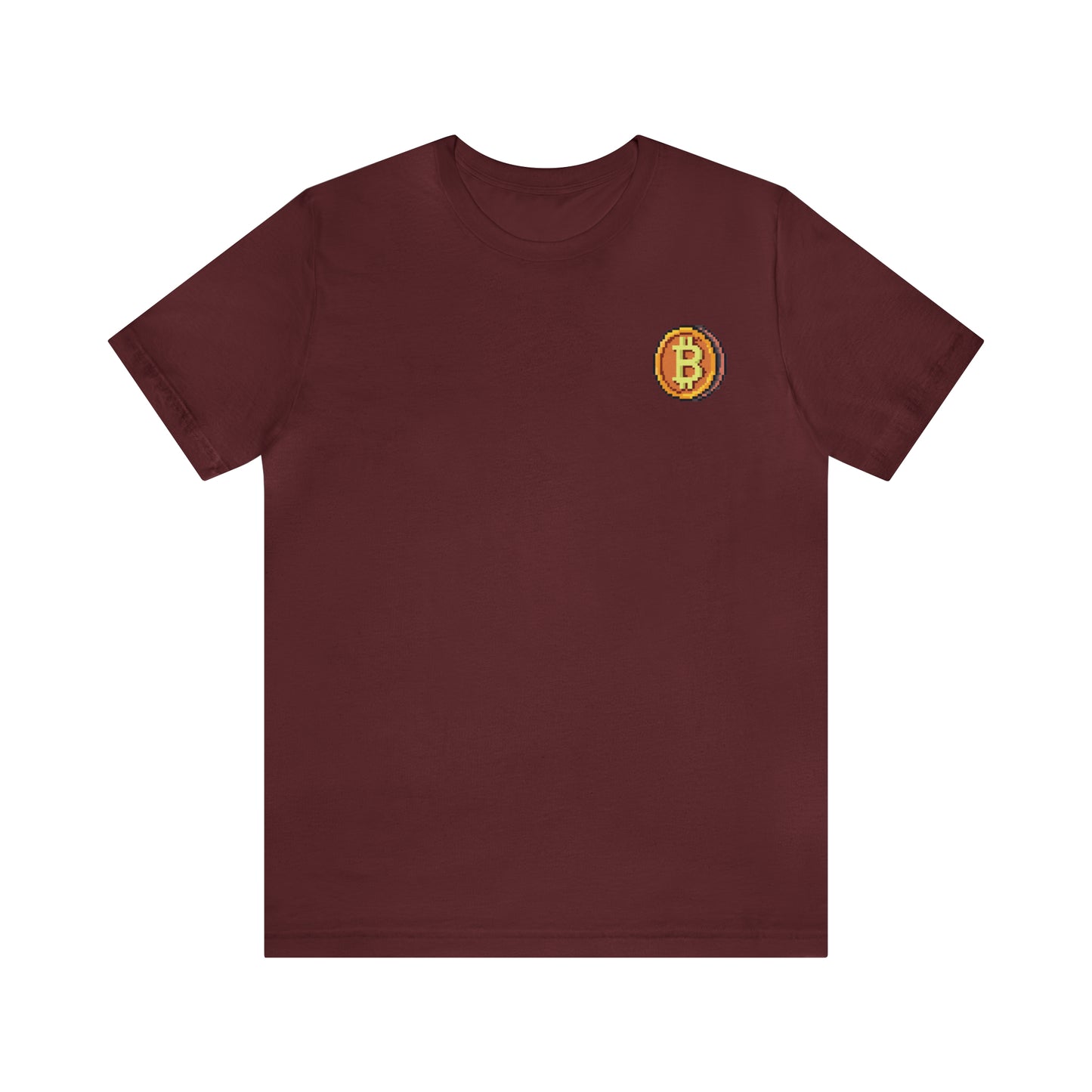 Ballers Bitcoin Club | MANIFESTO - Pixel Bitcoin Logo Tee