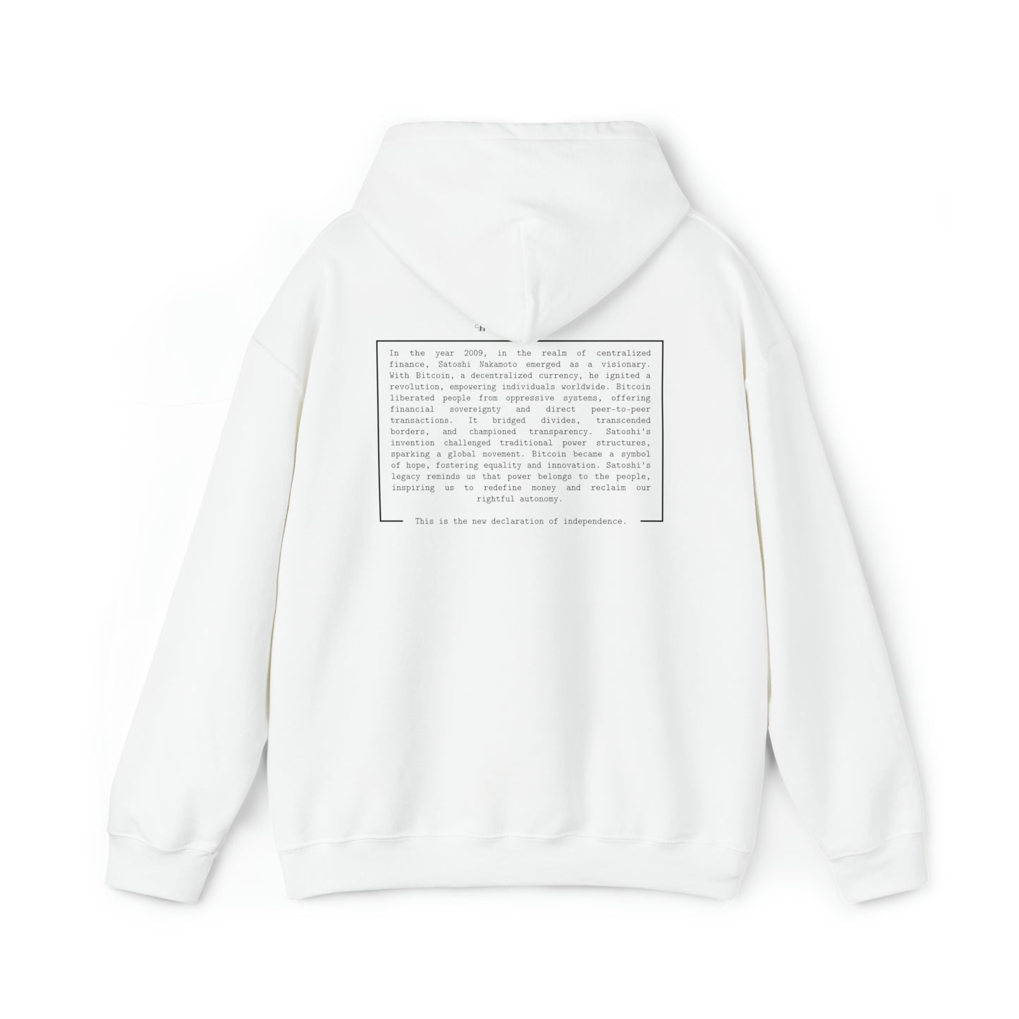 Ballers Bitcoin Club | MANIFESTO - Logo Hoodie