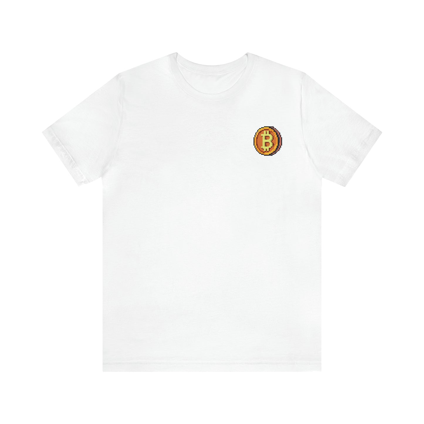 Ballers Bitcoin Club | MANIFESTO - Pixel Bitcoin Logo Tee